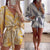 Combinaison Femme Chic Col en V Manches Longues Tissu Léger 5