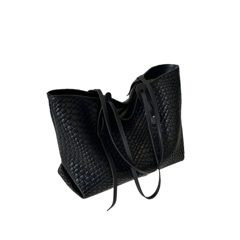 Sac Bandoulière Femme Tressé Décontracté Cuir Artificiel 1