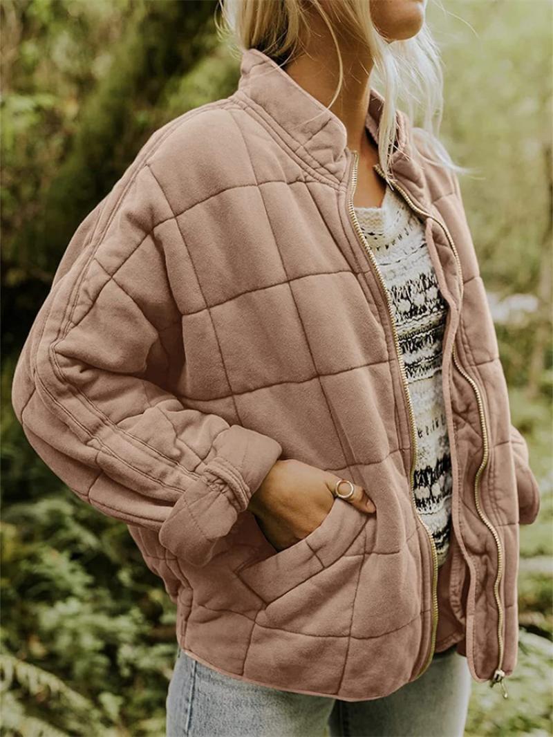 Variant image for Veste Hiver Femme Élégante Chic en Tissu Résistant à l'Eau-25