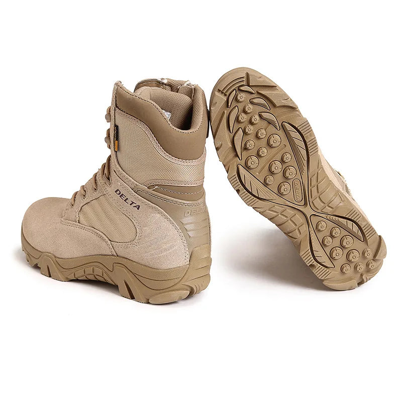 Botte de Sécurité Homme en Cuir Robuste pour Travail en Plein Air-4