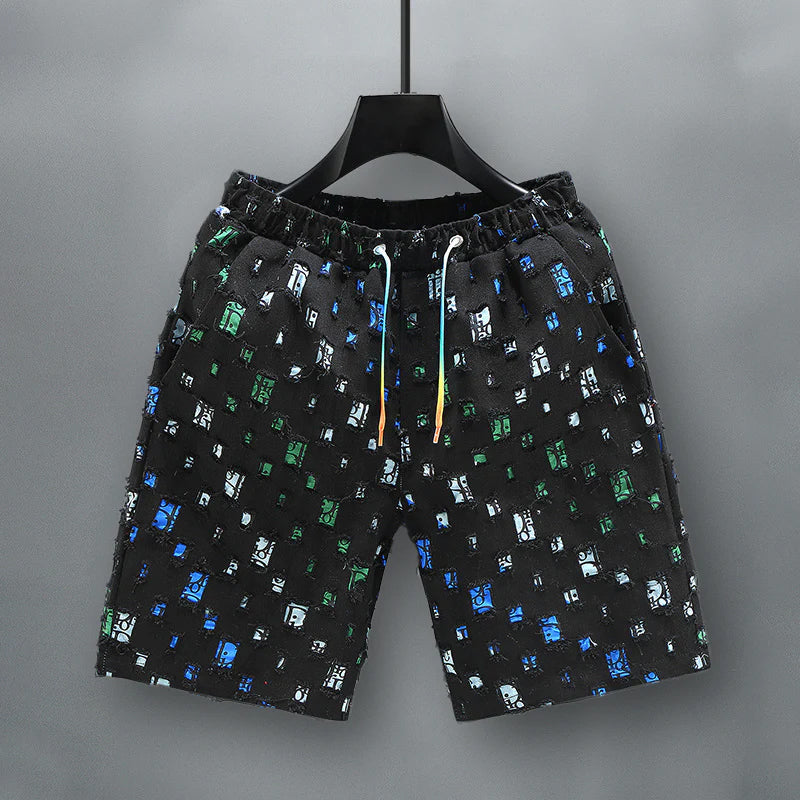 Short en Jean Coloré pour Homme Tendance 2