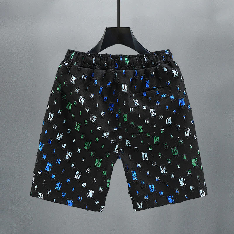 Short en Jean Coloré pour Homme Tendance 3