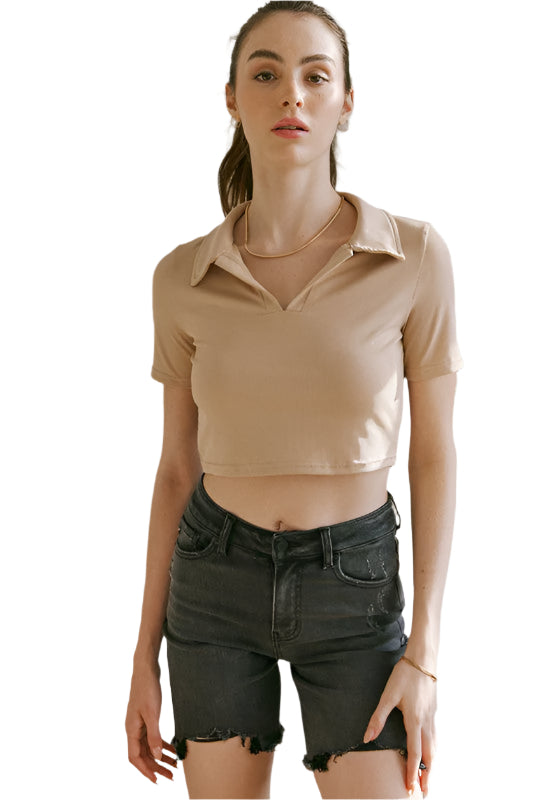 Shorts Bermuda Femme Taille Haute Noir 0