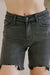 Shorts Bermuda Femme Taille Haute Noir 3