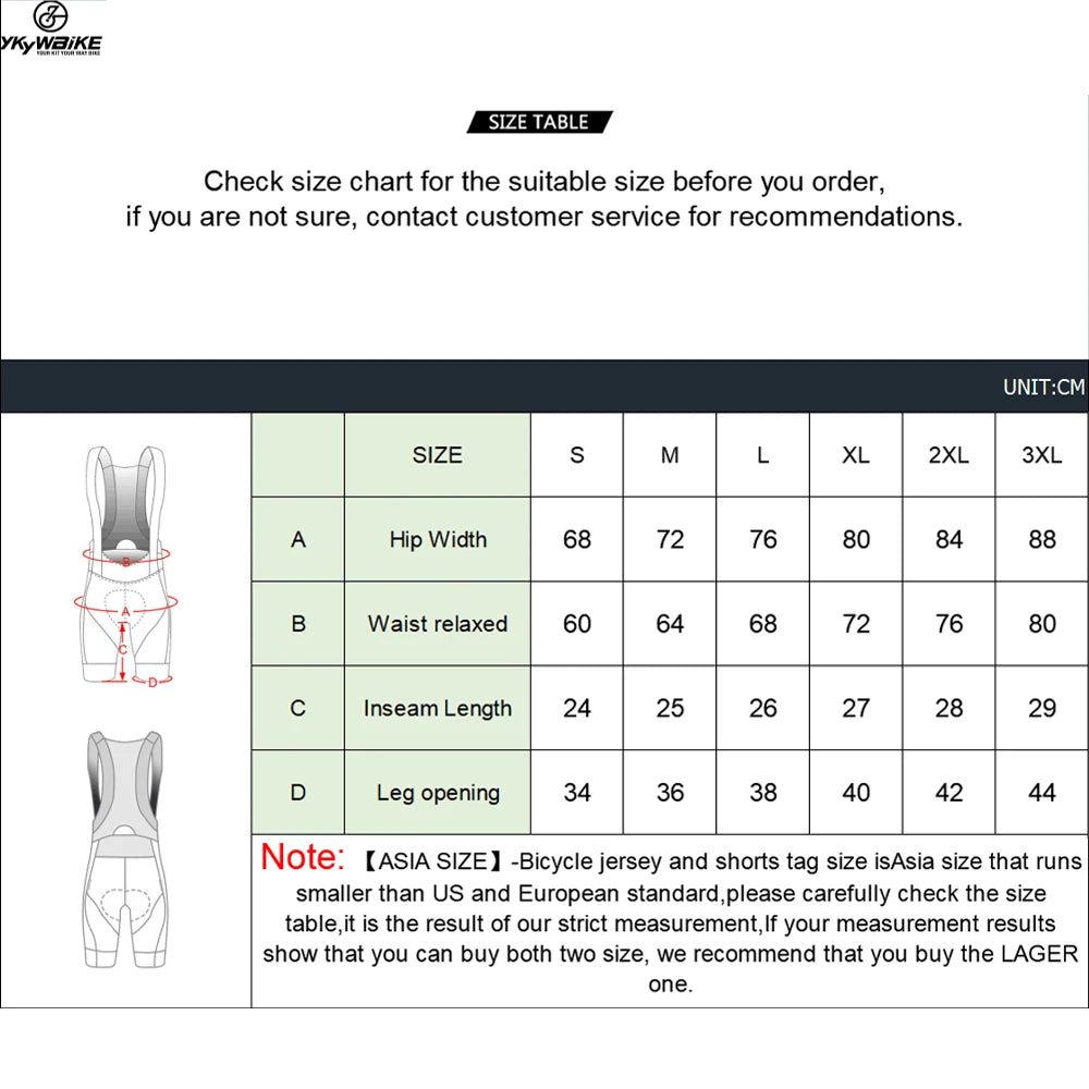 Shorts Cyclisme Homme Lycra avec Bretelles et Coussin Confortable 5