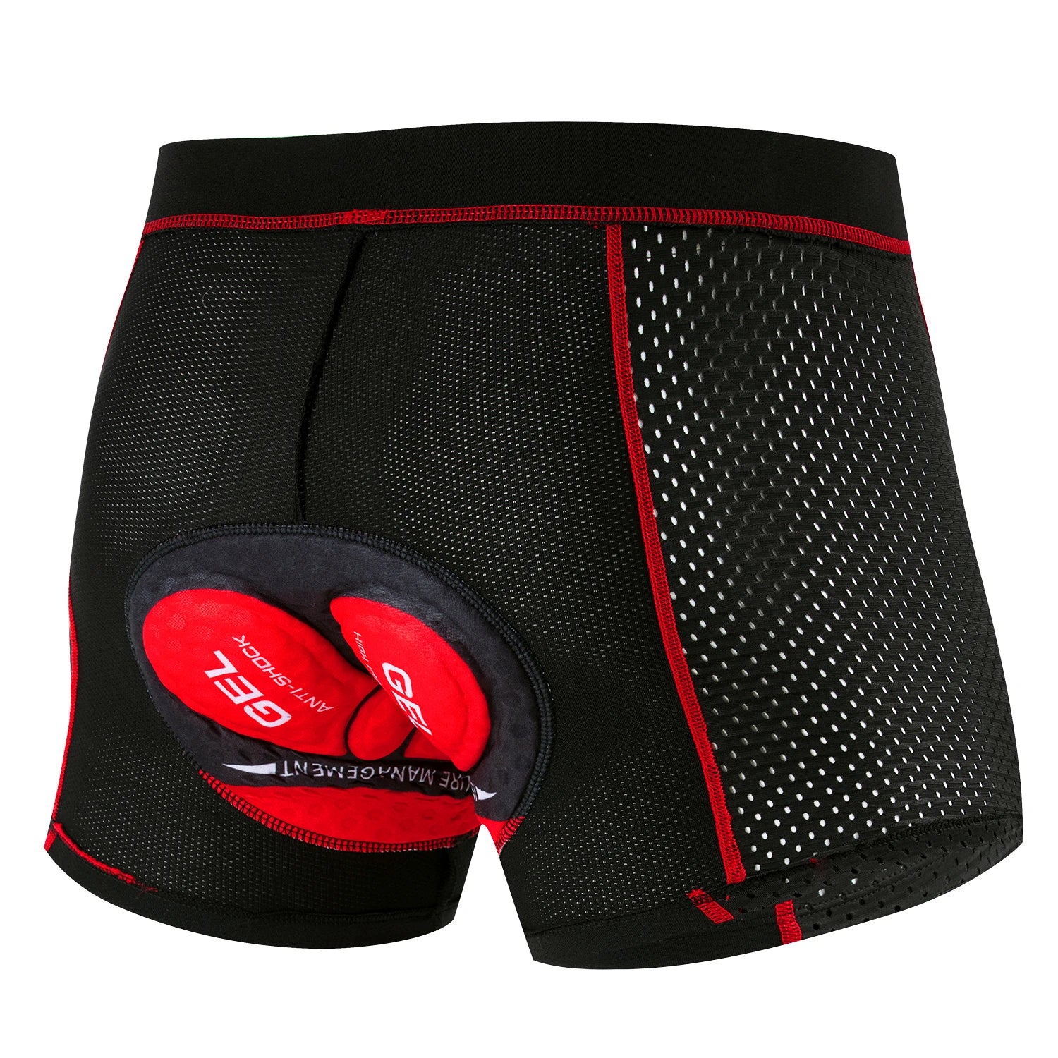 Shorts de Cyclisme Hommes Tissu Respirant avec Coussin en Gel 7