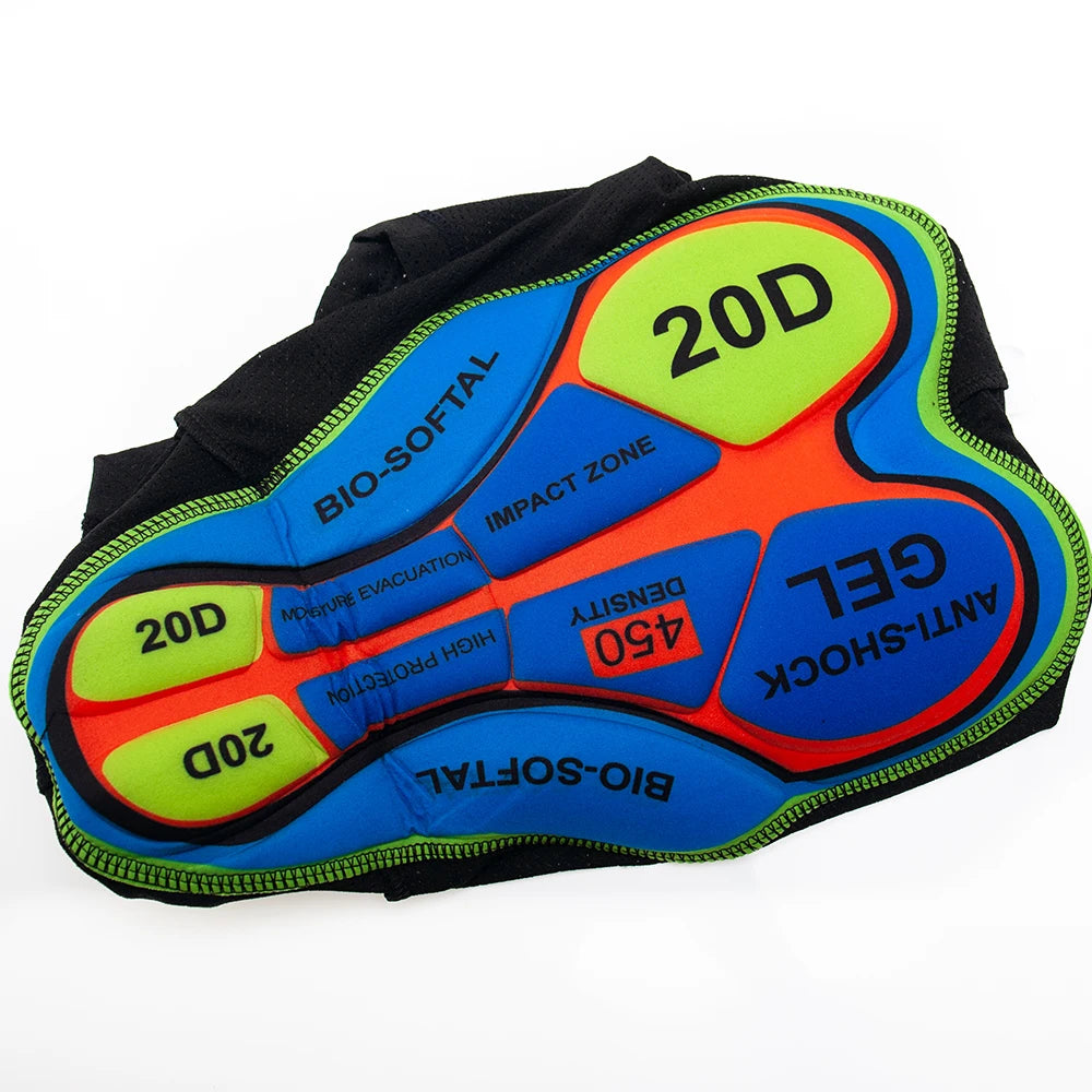 Shorts de Cyclisme pour Hommes Confortables avec Coussin en Gel 20D 4