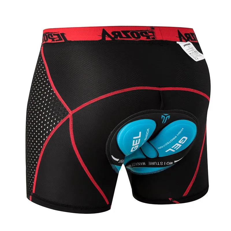 Shorts de Cyclisme pour Hommes avec Coussin 4D en Gel 7
