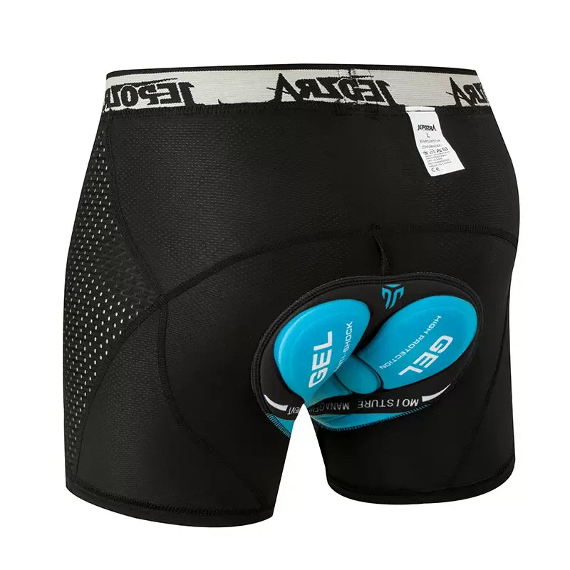Shorts de Cyclisme pour Hommes avec Coussin 4D en Gel 8