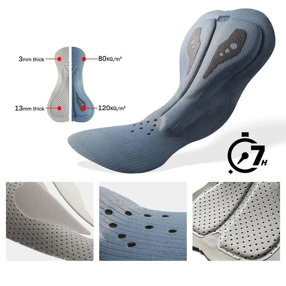 Shorts de Cyclisme pour Hommes en Lycra avec Coussin en Gel 19D 3