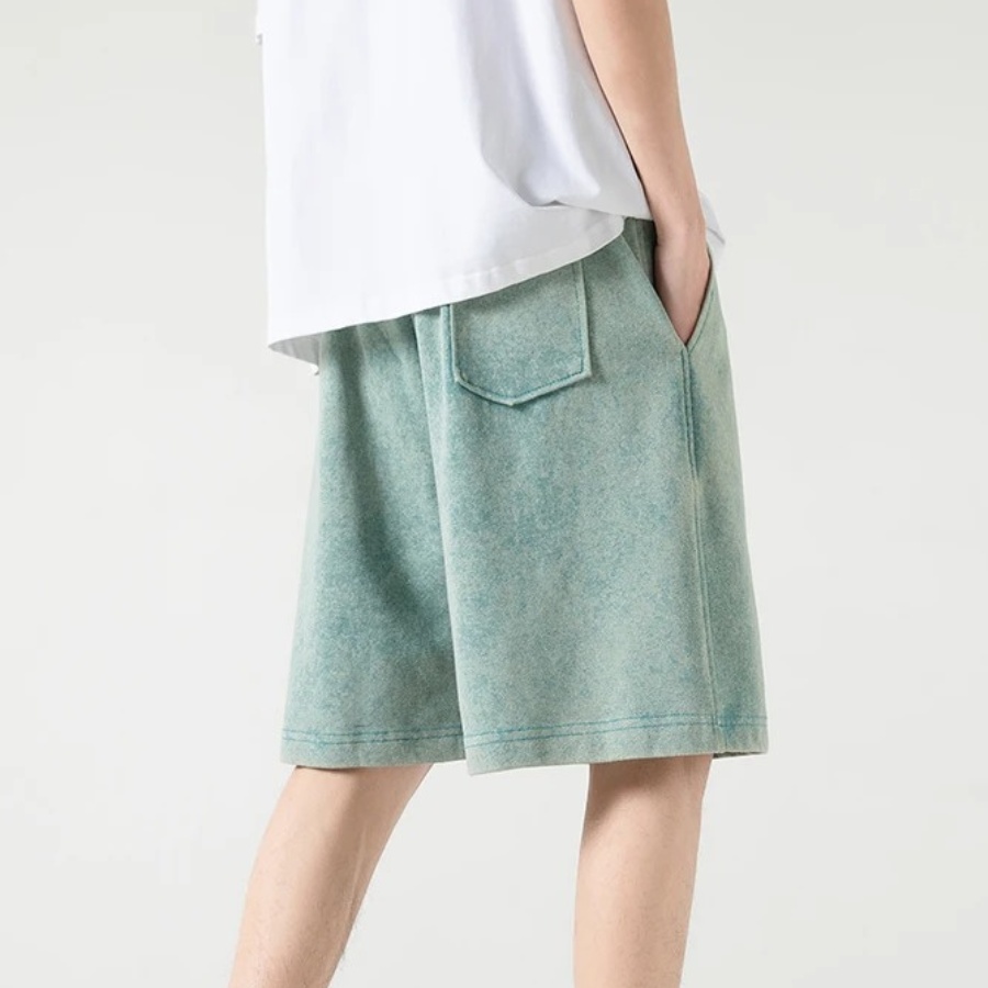 Shorts pour hommes en coton doux avec cordon de serrage 3