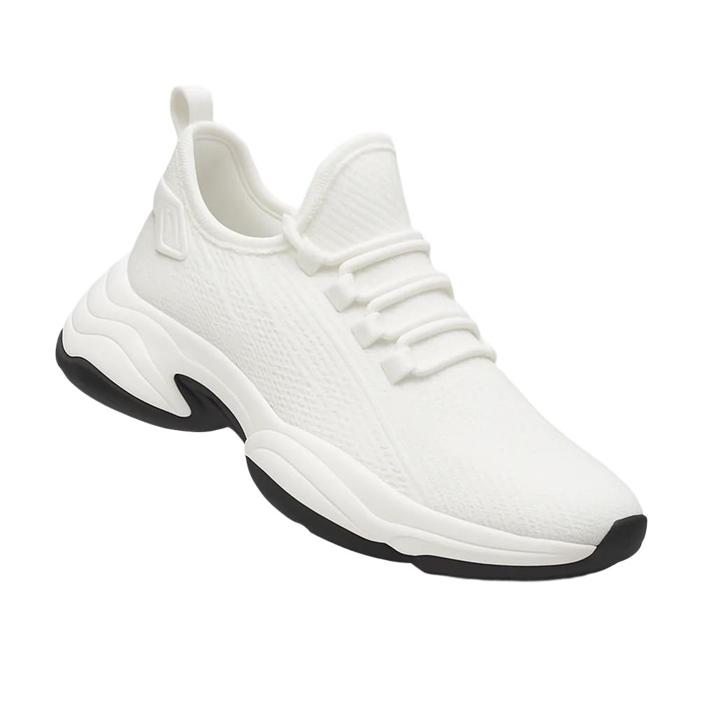 Sneakers Homme Élégants Cuir PU avec Élévation Cachée 0