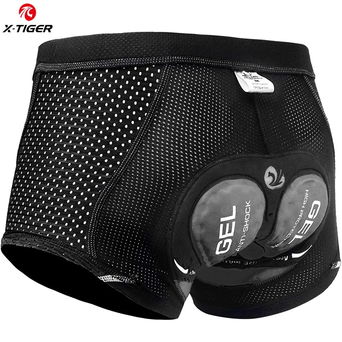 Sous-vêtements de Cyclisme pour Hommes en Gel 5D, Shorts de Vélo Confortables 3