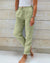 Pantalon Fluide Femme Léger en Lin Ample-1