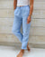 Variant image for Pantalon Fluide Femme Léger en Lin Ample-8