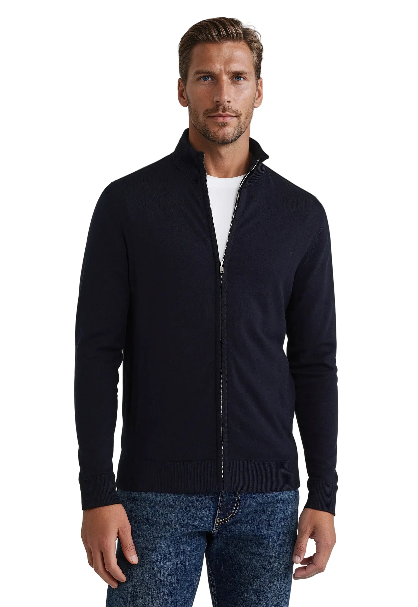 Sweat-shirt pour Hommes à Glissière Complète 0