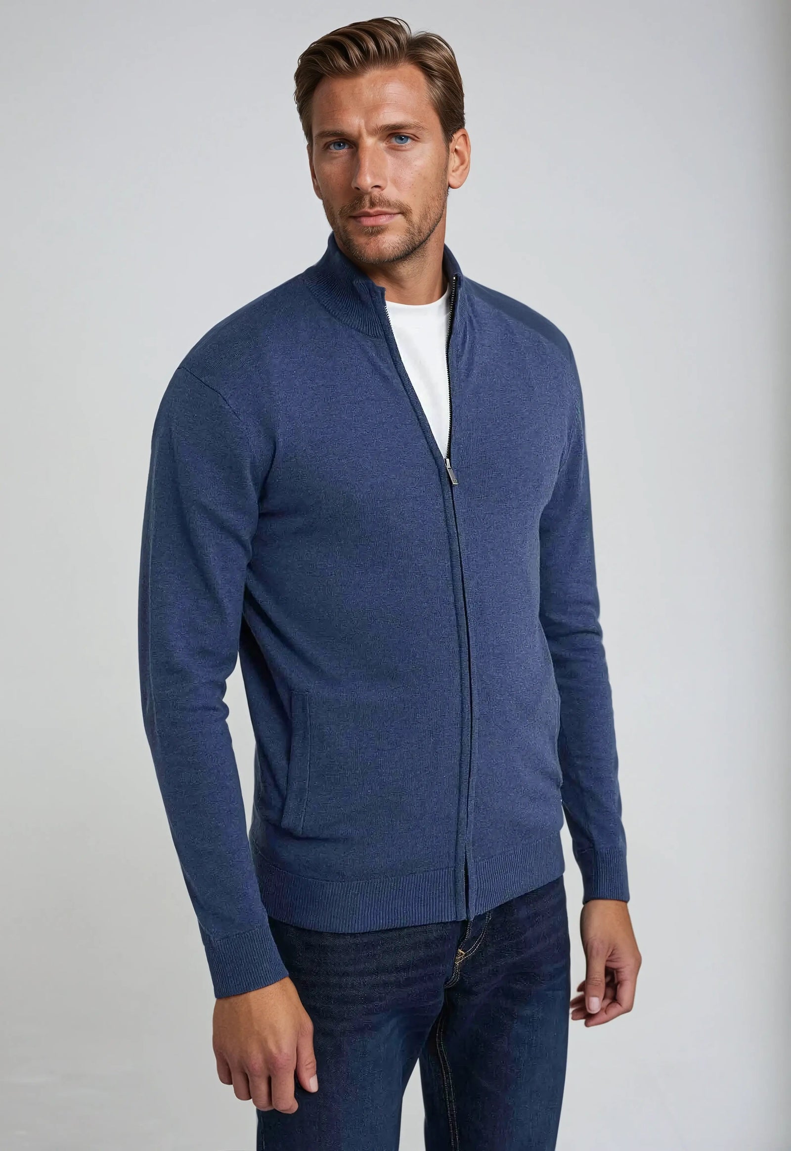 Sweat-shirt pour Hommes à Glissière Complète 2