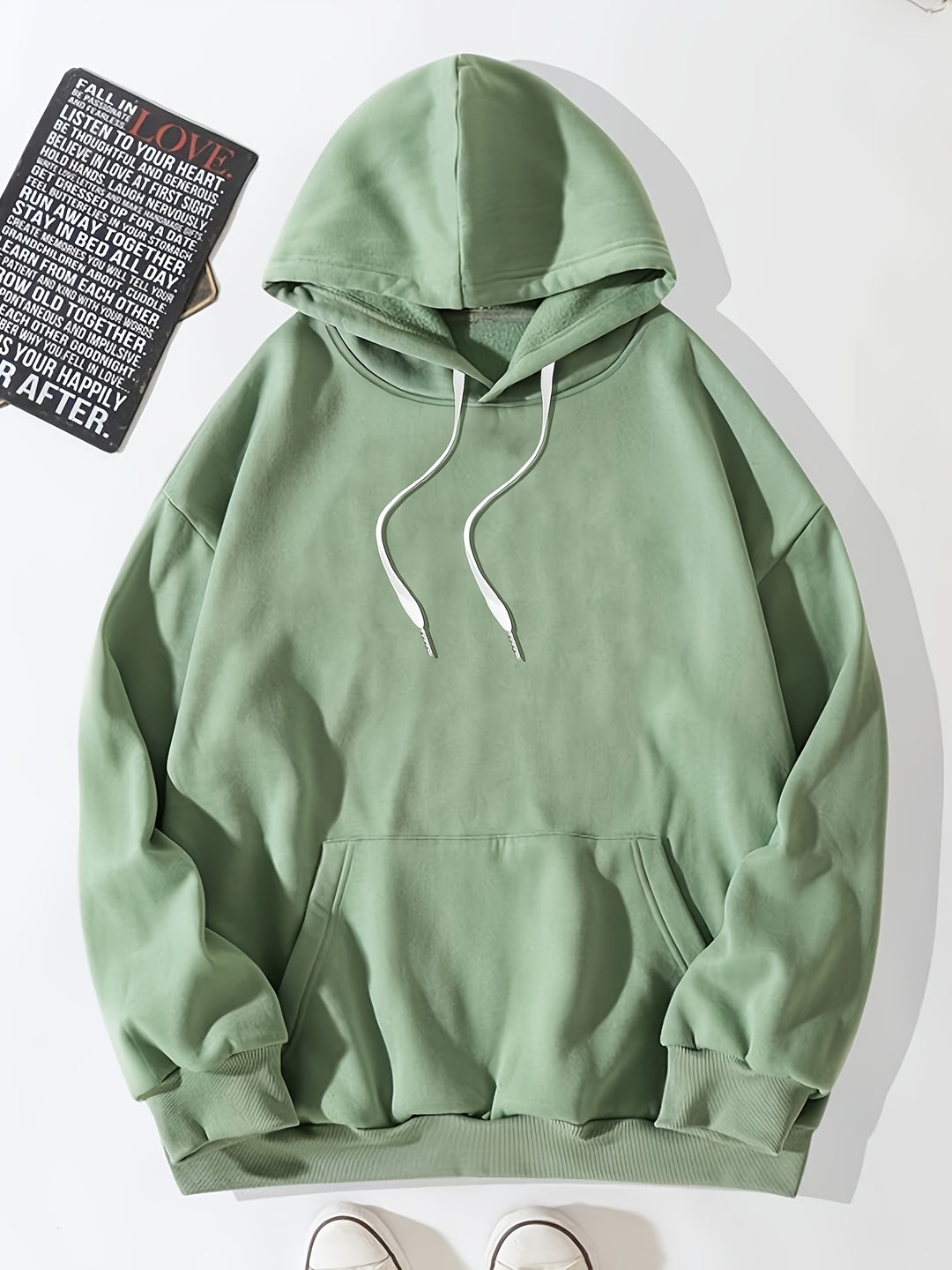 Sweat À Capuche Homme Minimaliste Décontracté 1