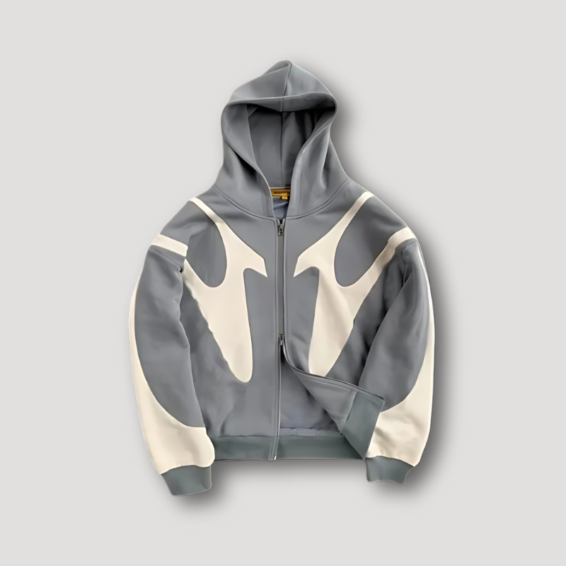 Sweat À Capuche Zippé Décontracté Homme Urban Style 2