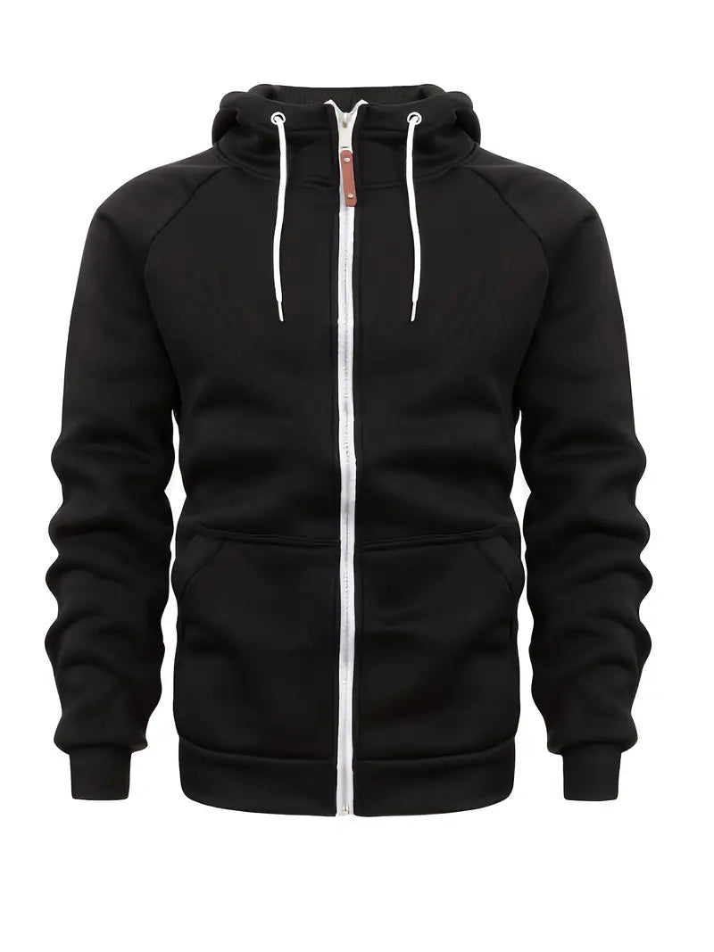Sweat Homme Zippé Décontracté avec Coupe Contemporaine 1