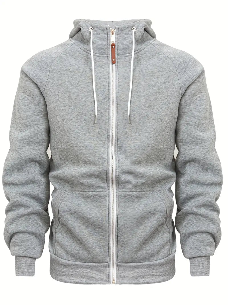 Sweat Homme Zippé Décontracté avec Coupe Contemporaine 3