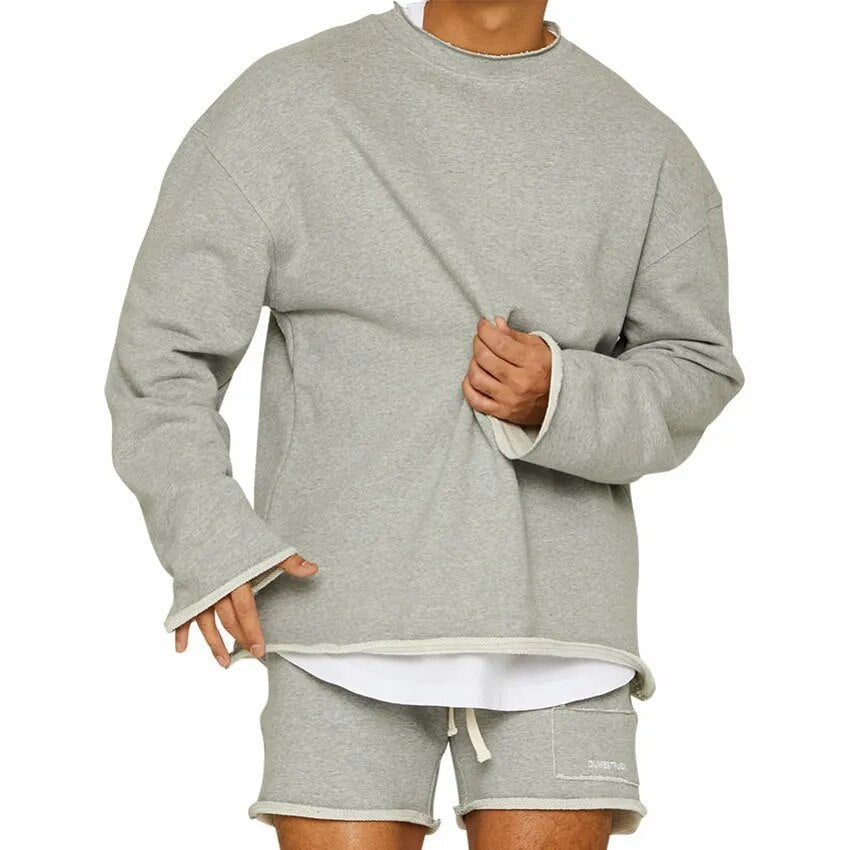 Sweat Shirt Homme Confortable Col Rond Style Décontracté 0