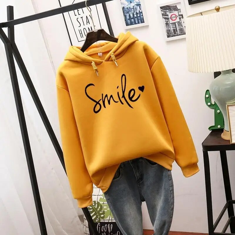 Sweat à Capuche Femme Smile-Love Ample 3