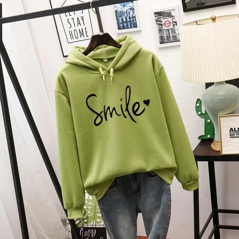 Sweat à Capuche Femme Smile-Love Ample 4