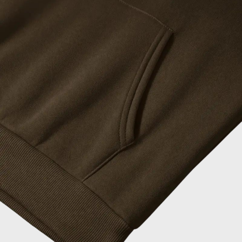 Sweat à Capuche Homme Imprimé Montagne Casual 2