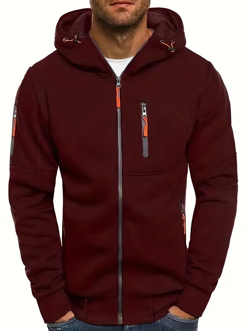 Sweat à Capuche Homme Moderne Confortable pour Activités Sportives et Décontractées 14