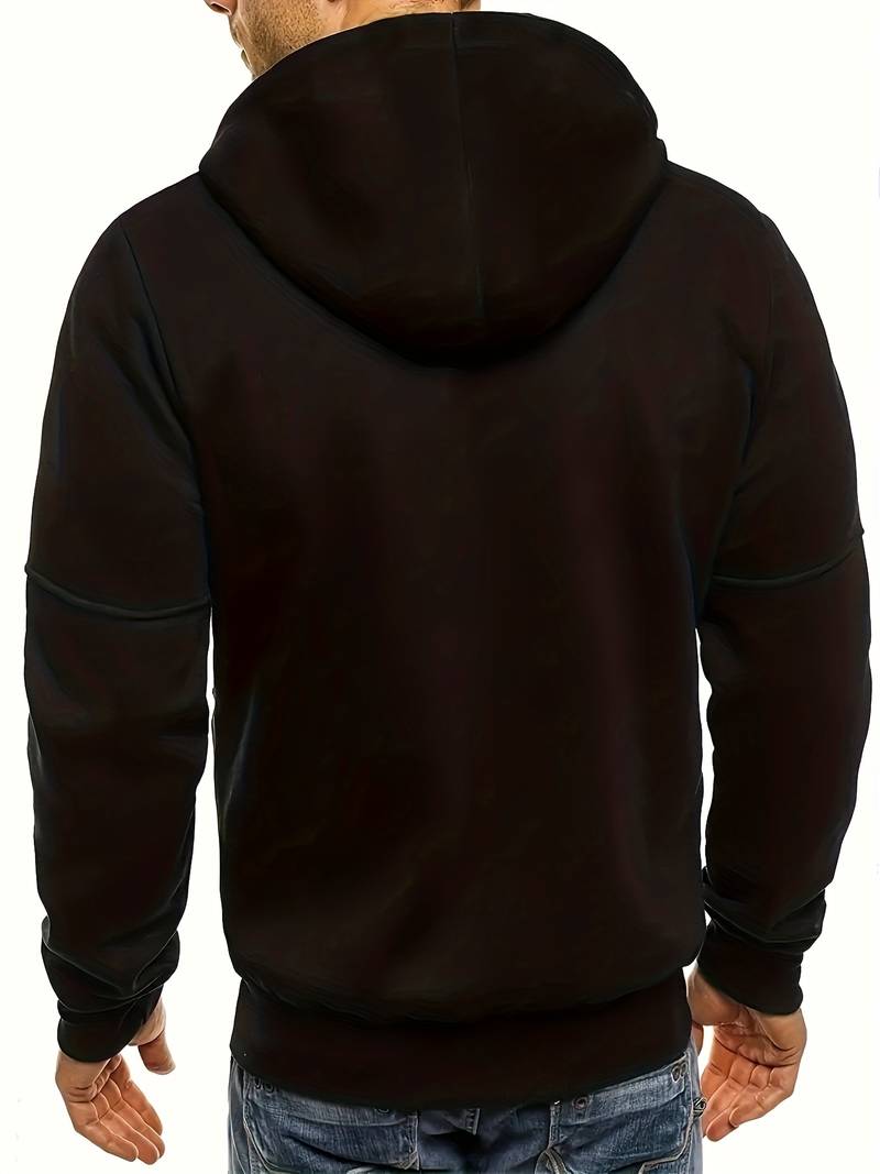Sweat à Capuche Homme Moderne Confortable pour Activités Sportives et Décontractées 1