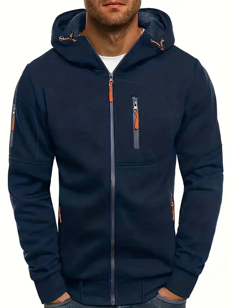 Sweat à Capuche Homme Moderne Confortable pour Activités Sportives et Décontractées 9
