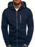 Sweat à Capuche Homme Moderne Confortable pour Activités Sportives et Décontractées 9