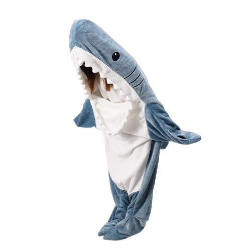 Sweat à Capuche pour Enfants Motif Requin 0