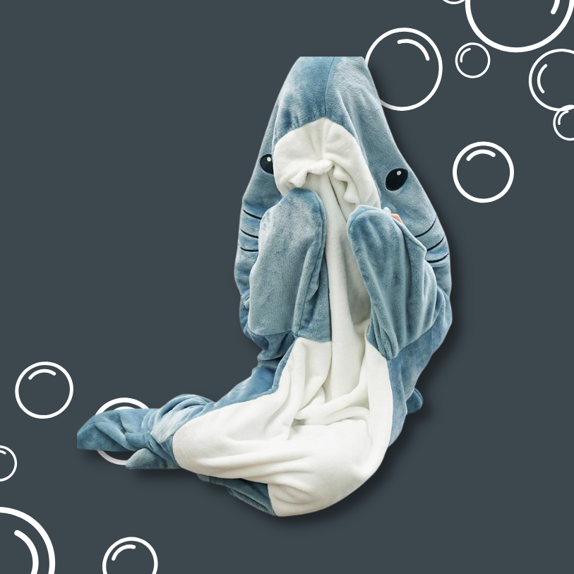 Sweat à Capuche pour Enfants Motif Requin 1