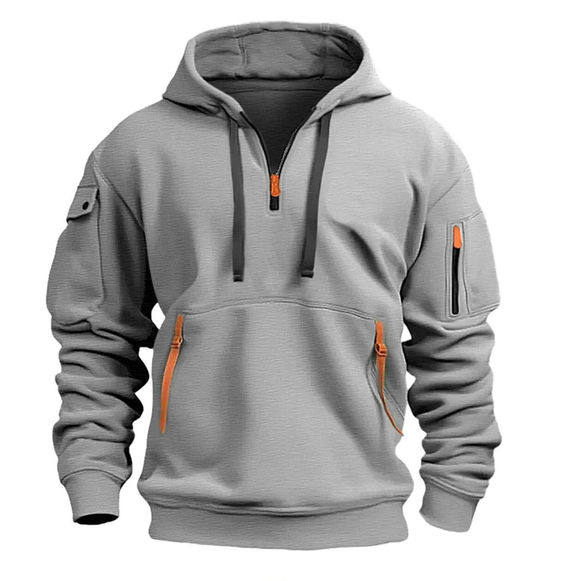 Sweat à capuche multipoches pour homme 3