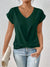 T-shirt Femme Décontracté Col Cœur en Tissu Doux 8