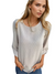 T-shirt Femme Décontracté en Tissu Texturé 0