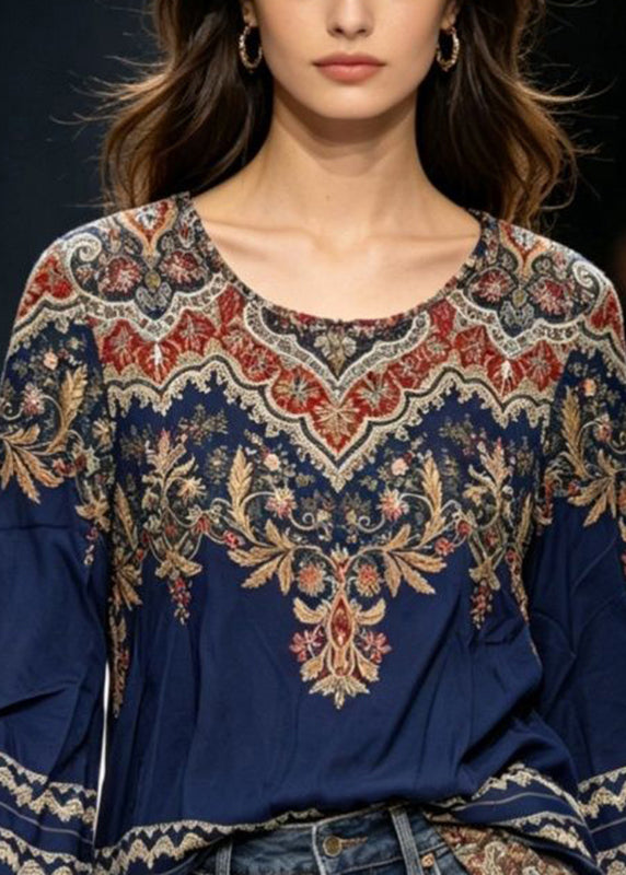 T-shirt Femme Style Bohème à Manches Évasées 3