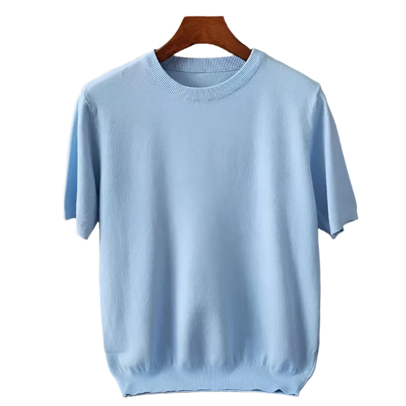 T-shirt en Cachemire pour Femme Style Élégant 0