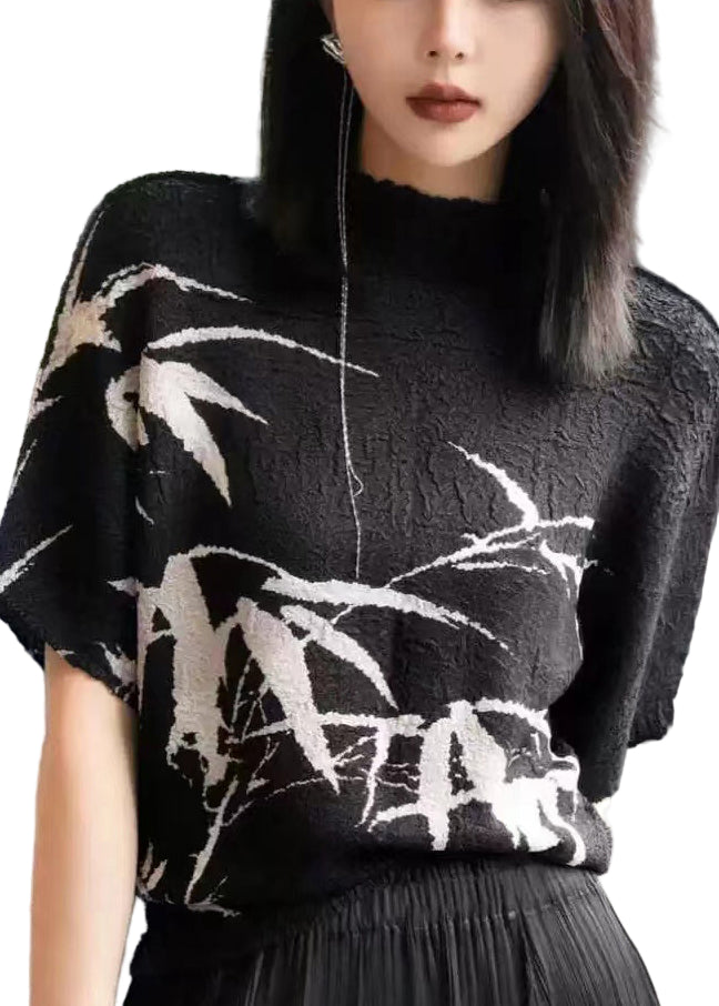 T-shirt en Coton Imprimé pour Femme, Style Décontracté 0