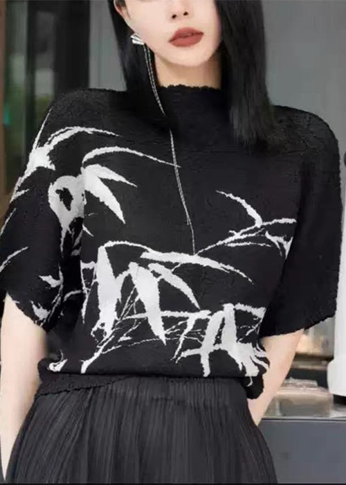 T-shirt en Coton Imprimé pour Femme, Style Décontracté 2