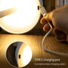 Lampe de Table Sans Fil Rechargeable Élégante LED Aluminium Argent-2