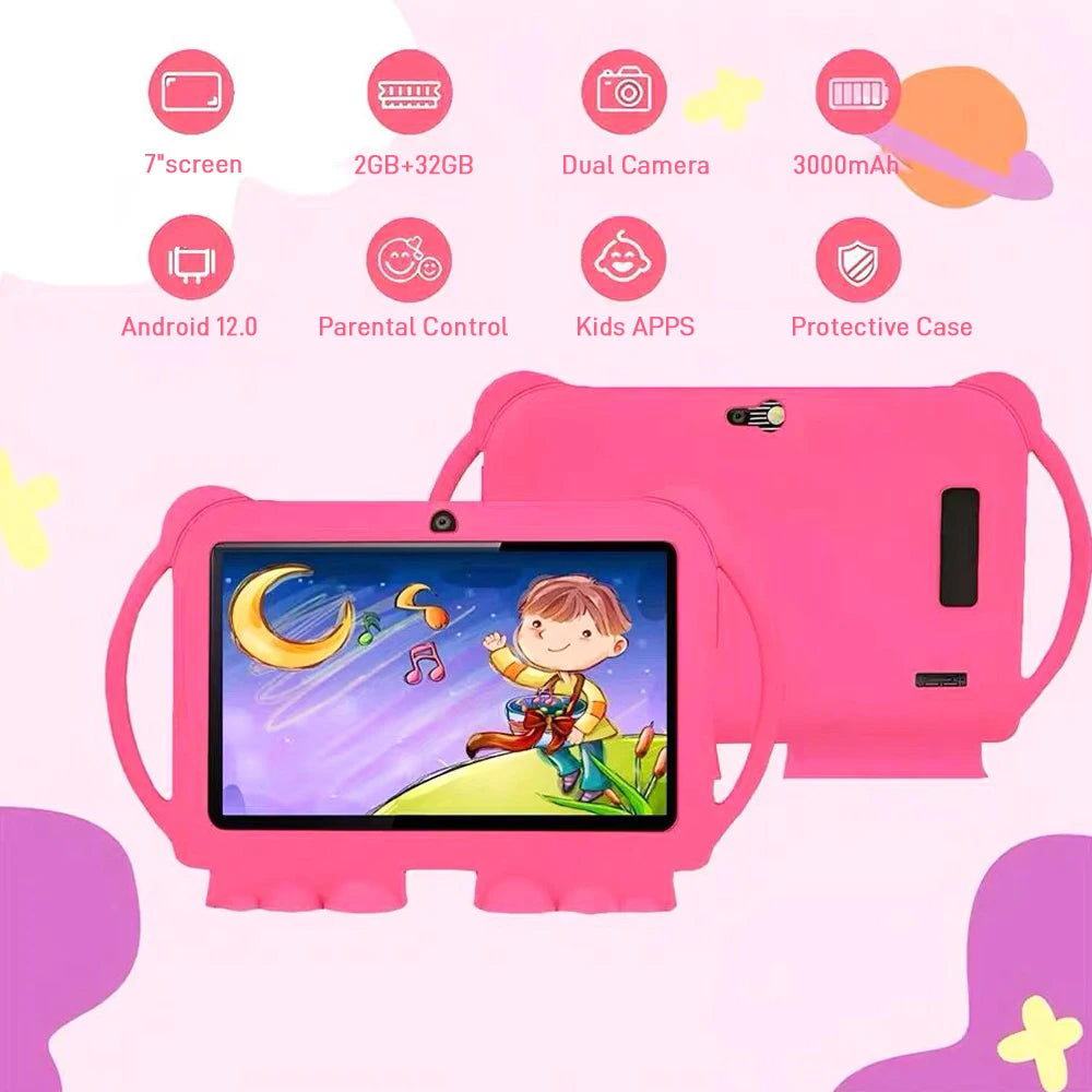 Tablette Éducative Enfant 7 Pouces Android 12 32GB 1