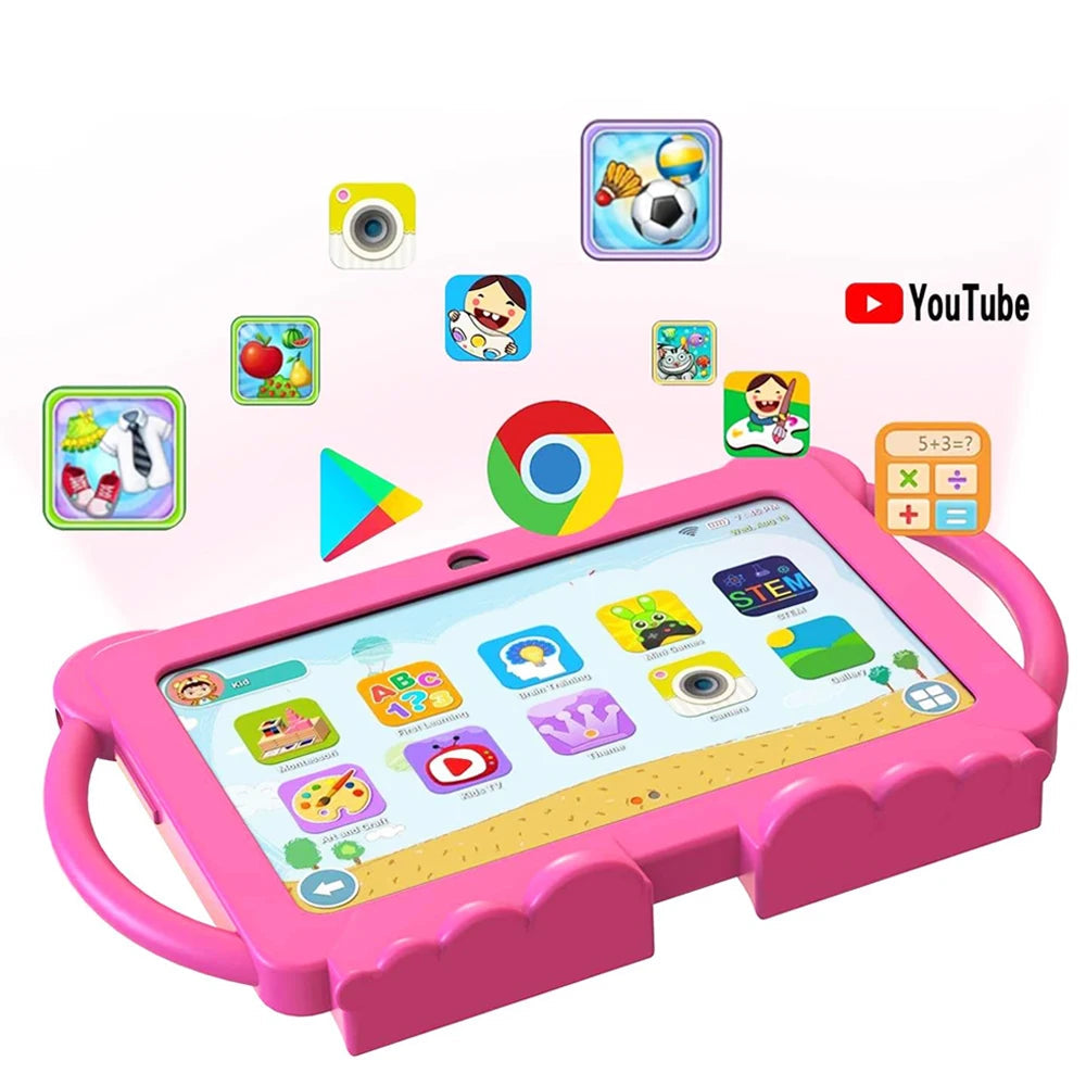 Tablette Éducative Enfant 7 Pouces Android 12 32GB 2