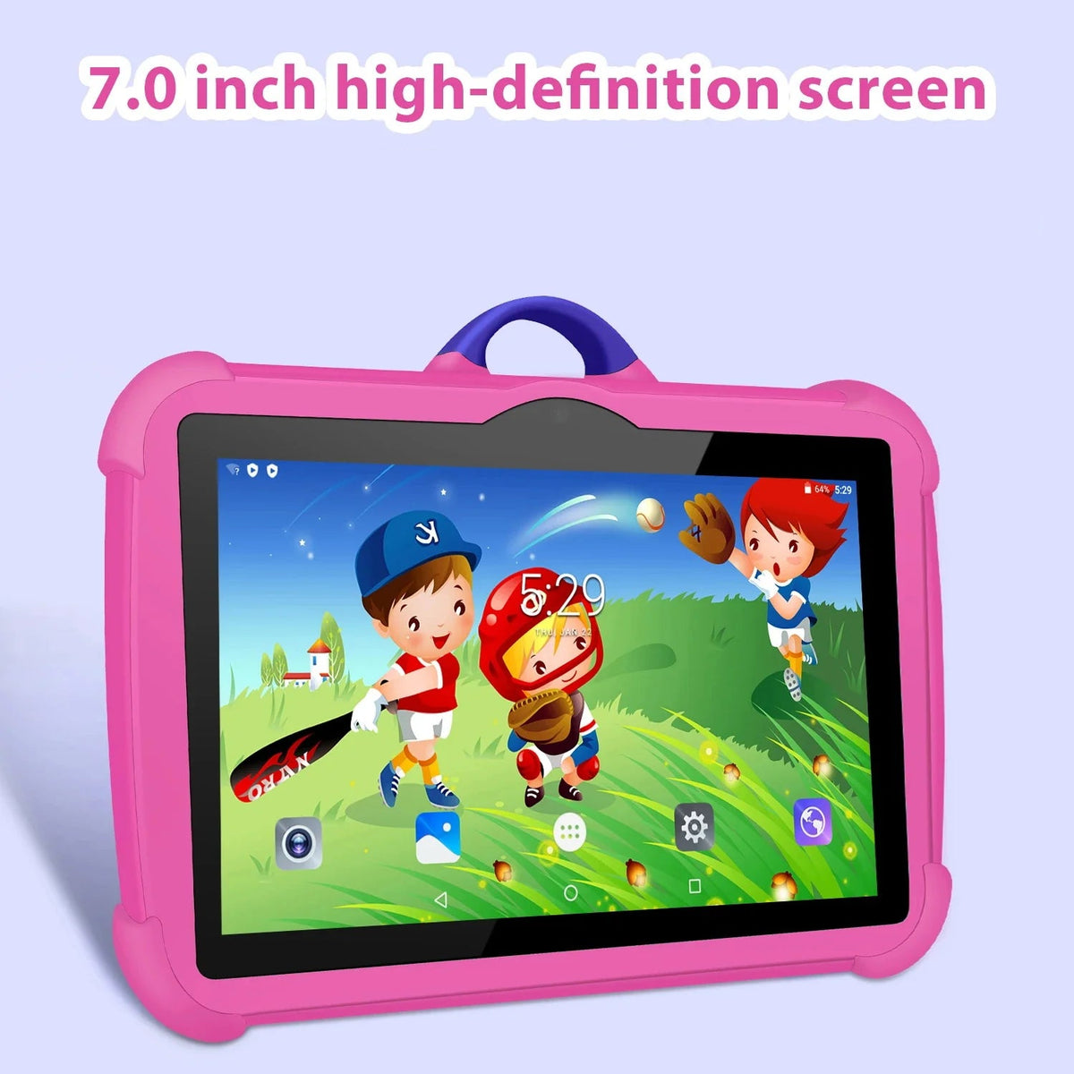Tablette Enfant 7.0 Pouces Éducative Quad Core 4GB RAM 64GB ROM 1