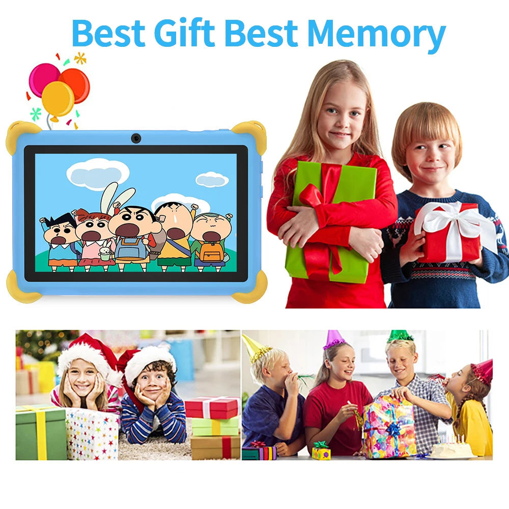 Tablette Enfant 7 Pouces Android 12 4 Go RAM 64 Go ROM 5
