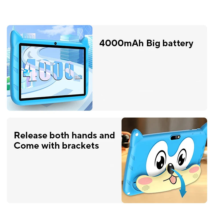 Tablette Enfant 7 Pouces Android 13 avec 4 Go RAM et 64 Go ROM 2