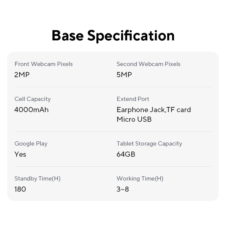 Tablette Enfant 7 Pouces Android 13 avec 4 Go RAM et 64 Go ROM 4