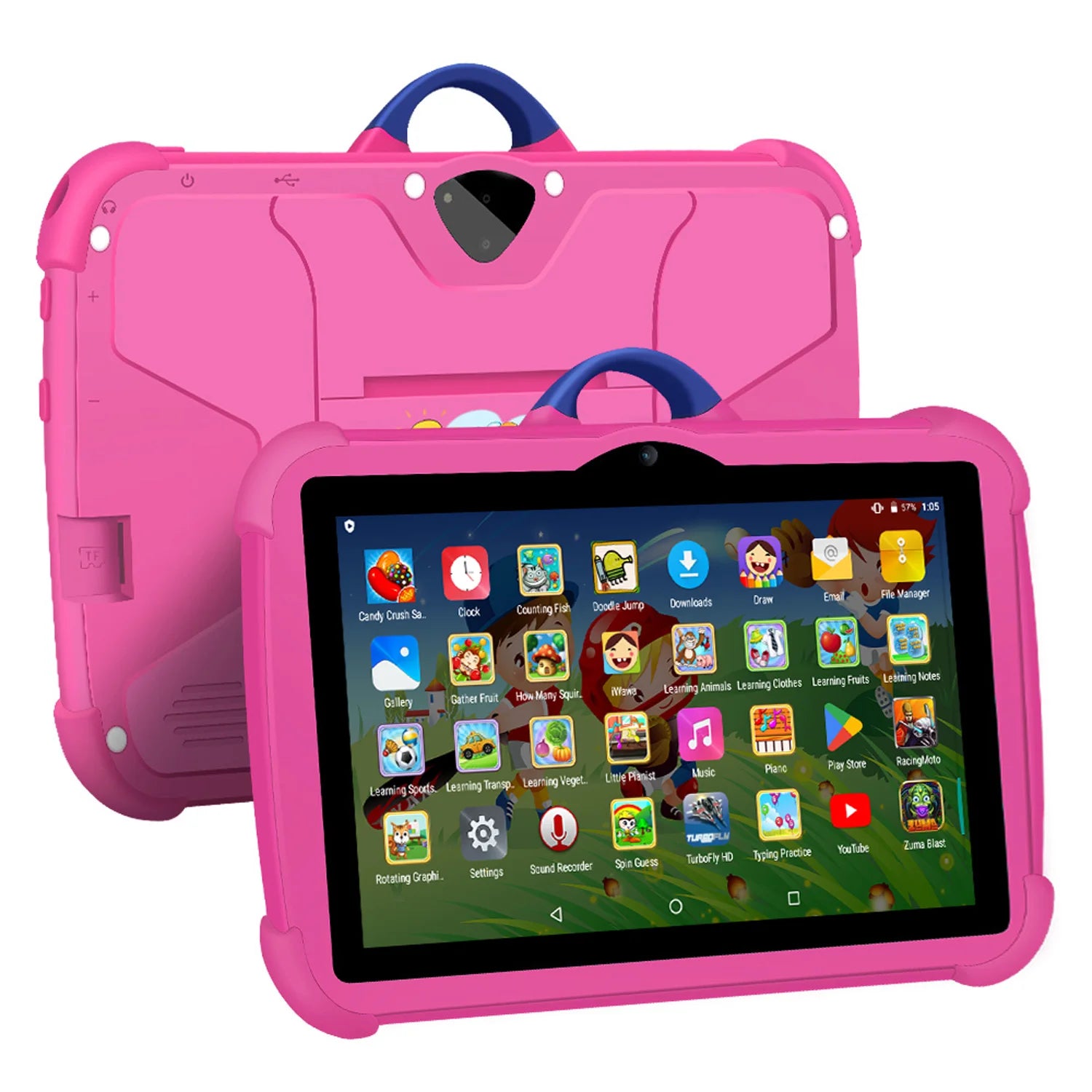 Tablette Enfant 7 Pouces Android Éducative Quad Core 4 Go RAM 64 Go ROM 0
